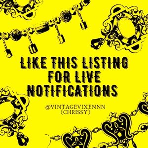 LIKE THIS LISTING TO KNOW WHEN I'M LIVE ♥️